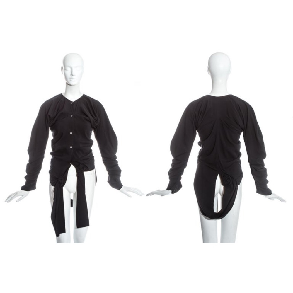 John Galliano FW 1987 Rose Collection Gathered Blouse